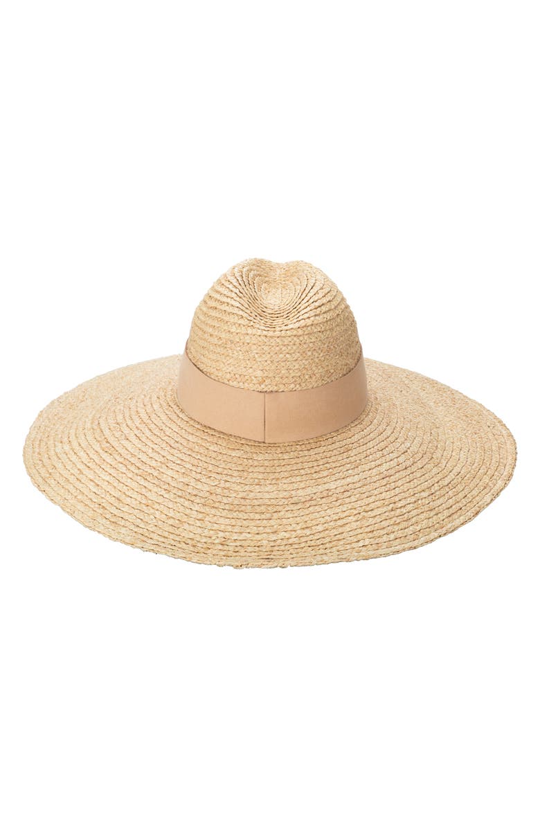 San Diego Hat Wide Brim Raffia Hat, Alternate, color, 