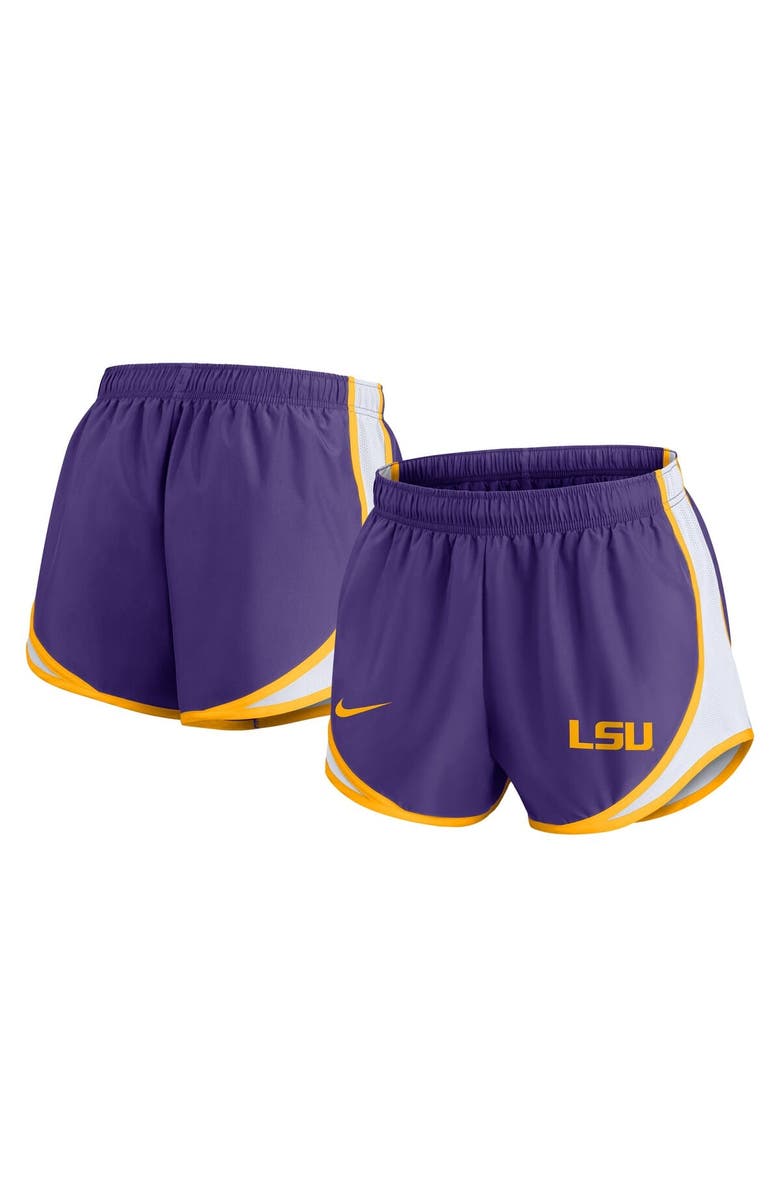 Nike Women's Nike Purple LSU Tigers Spring Break Tempo Performance Shorts, Main, color, 