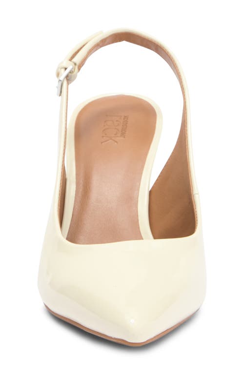 Nordstrom Rack Priscilla Slingback Pump In Ivory Vanilla