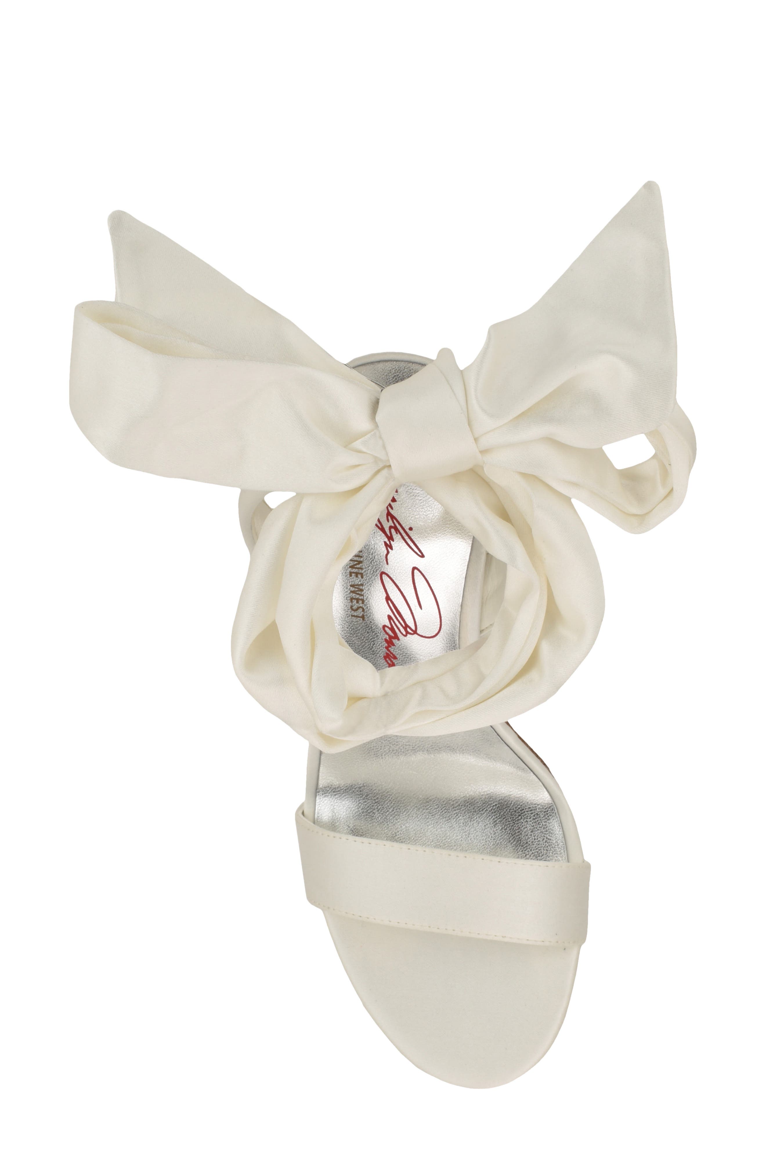 Nine West Mmonroe Ankle Wrap Sandal, Alternate, color, White