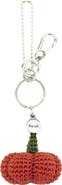 The Sak Yarnicharmz Hand Crochet Dangle - Pumpkin