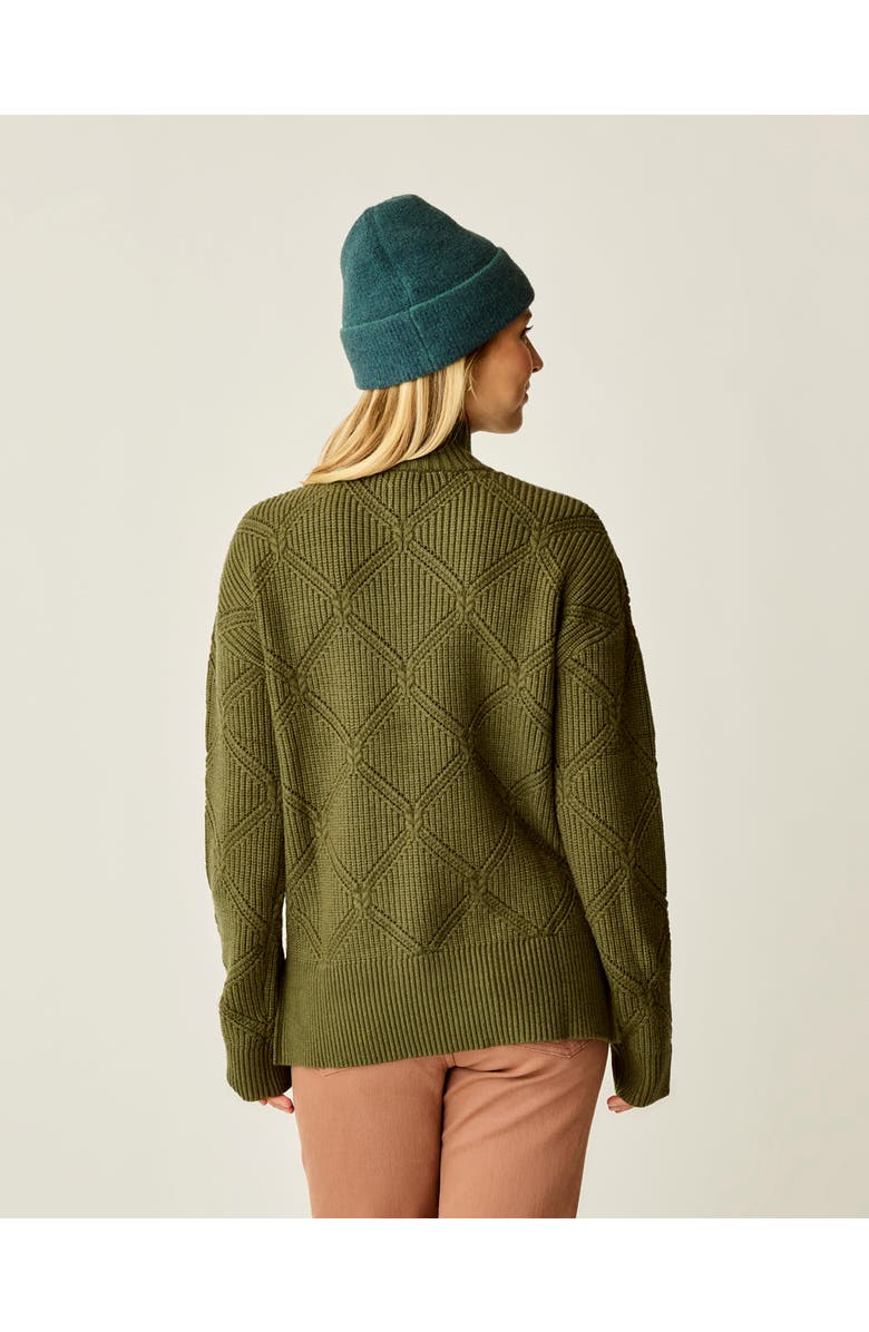 Carve Designs Woodward Allover Sweater, Alternate, color, Fir Heather