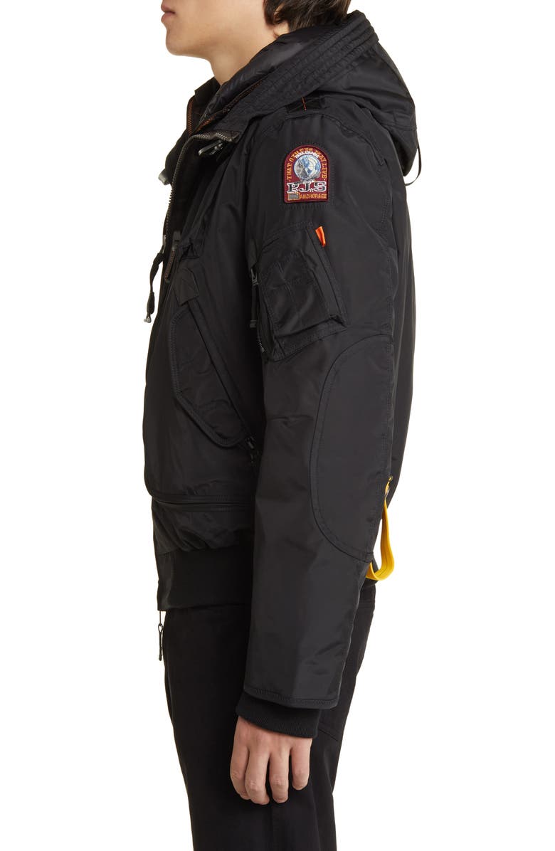 Parajumpers Gobi Hooded Down Bomber Jacket, Alternate, color, 