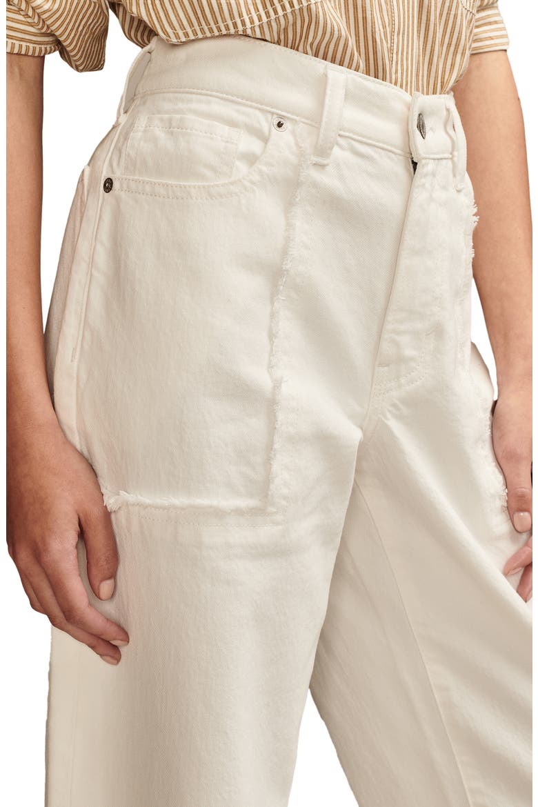 Lucky Legend Patch Pocket High Waist Wide Leg Jeans, Alternate, color, FRESH START