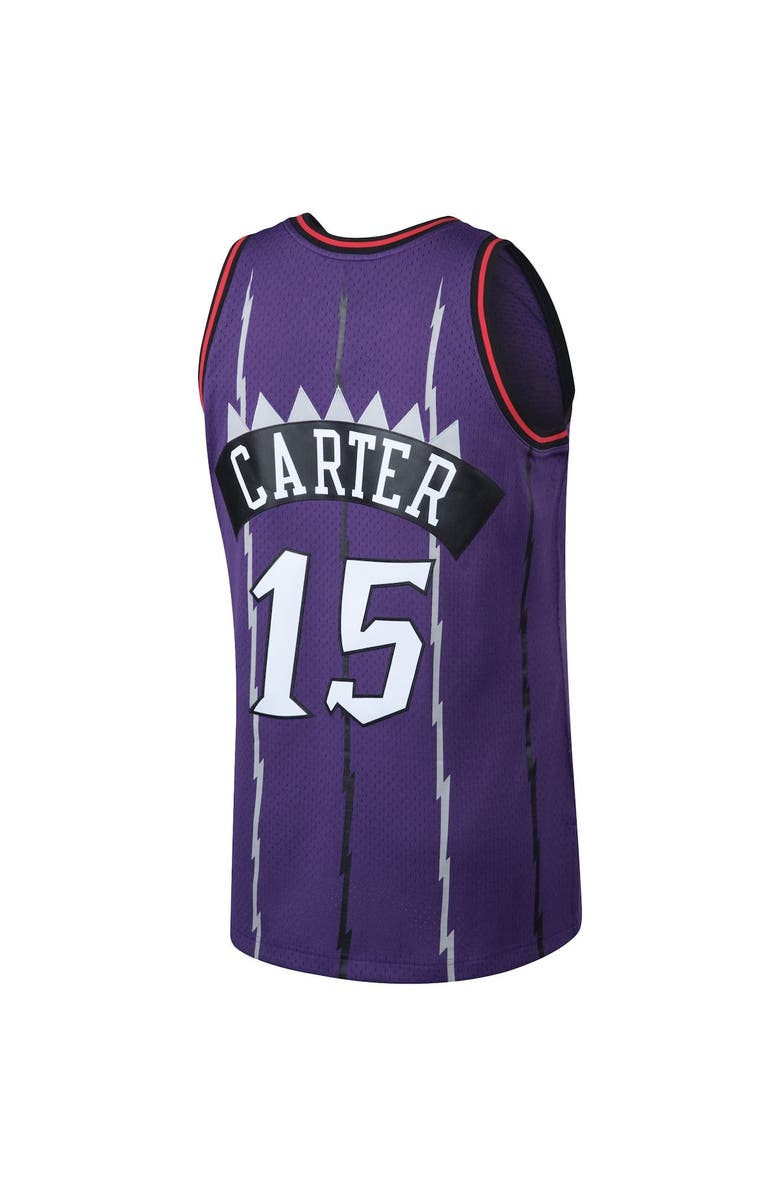 Mitchell & Ness Men's Mitchell & Ness Vince Carter Purple Toronto Raptors 1998/99 Big & Tall Hardwood Classics Swingman Jersey, Alternate, color, Purple