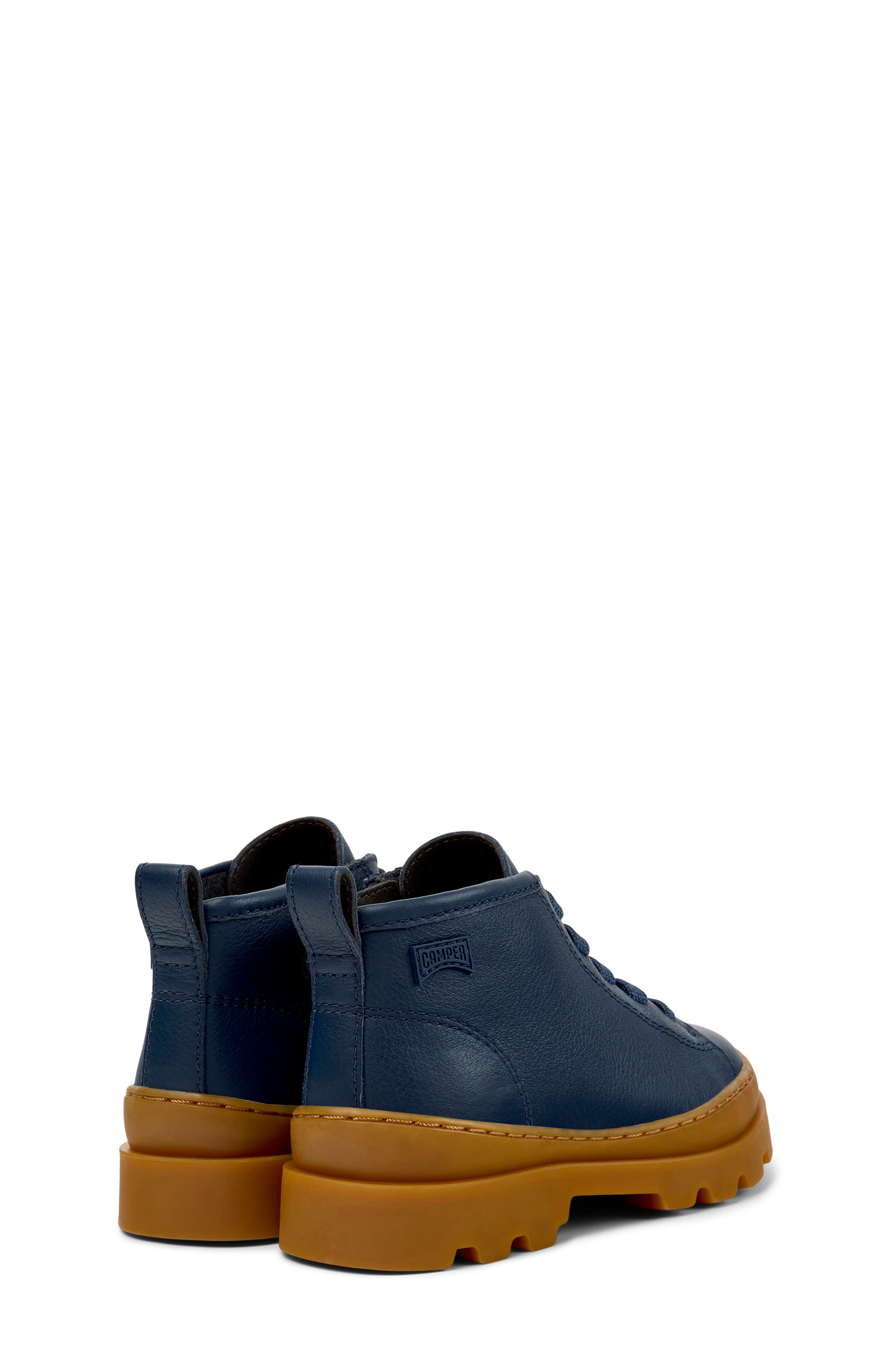 Camper Kids' Brutus Lace-Up Boot, Alternate, color, Dark Blue