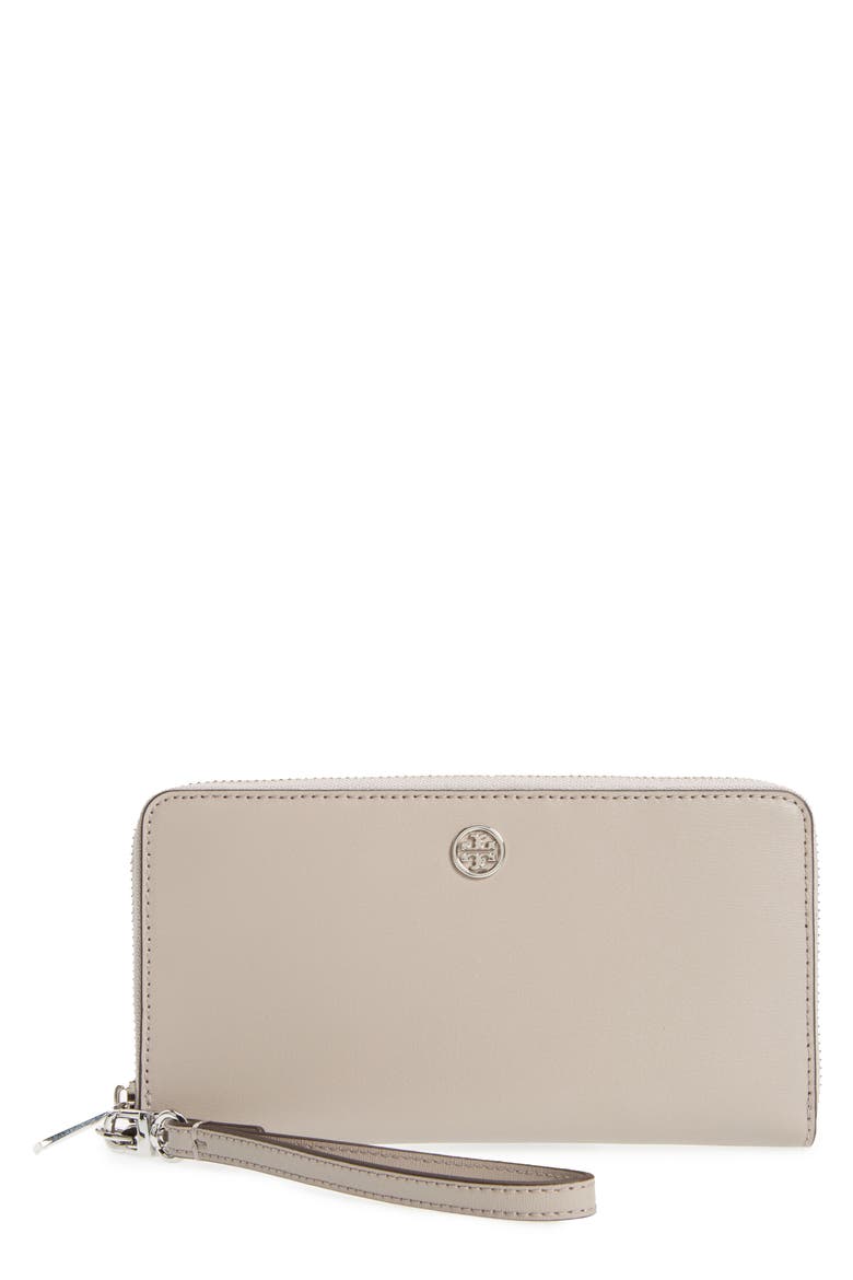 Parker Leather Continental Wallet, Main, color, DUST STORM