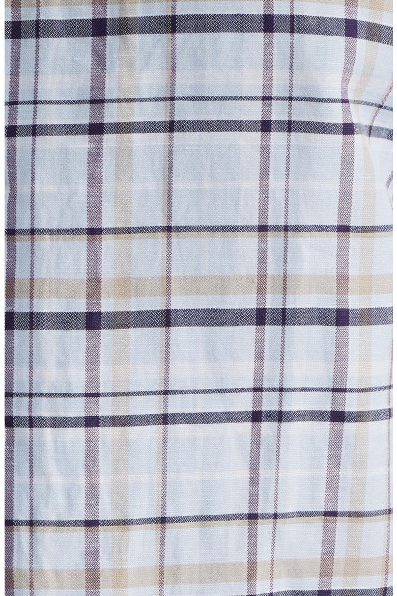 Soft Luxury Modern Fit Check Non-Iron Dress Shirt, Alternate, color, BLUE