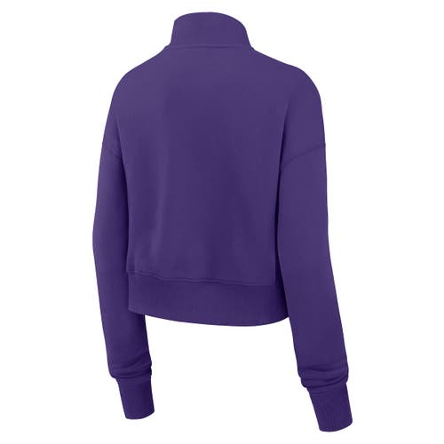 Nike Purple Minnesota Vikings Primetime Phoenix Half-zip Sweatshirt In Purple