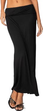 EDIKTED Johanna Foldover Maxi Skirt