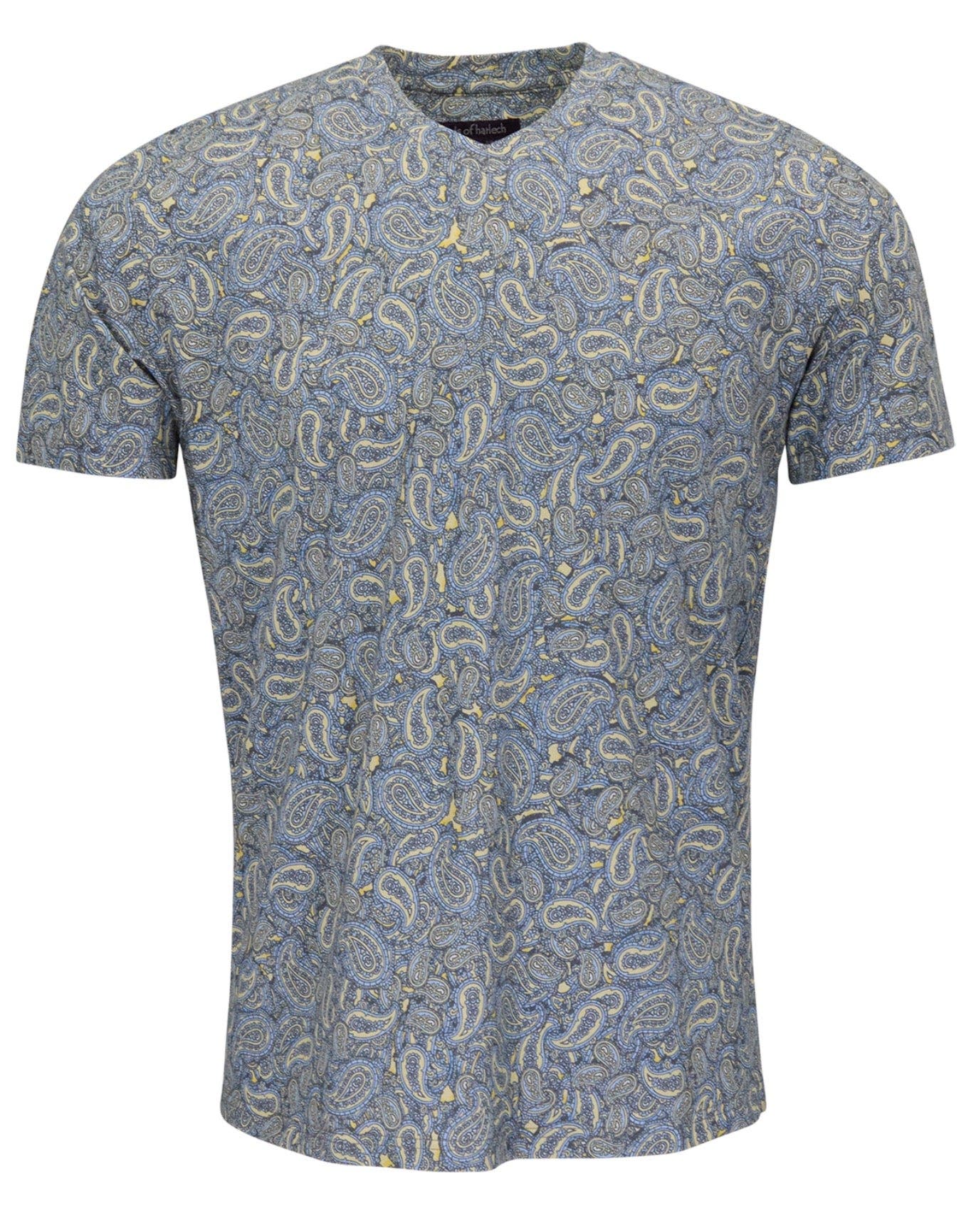 Paisley Pile Mens Vneck Tee - image 2