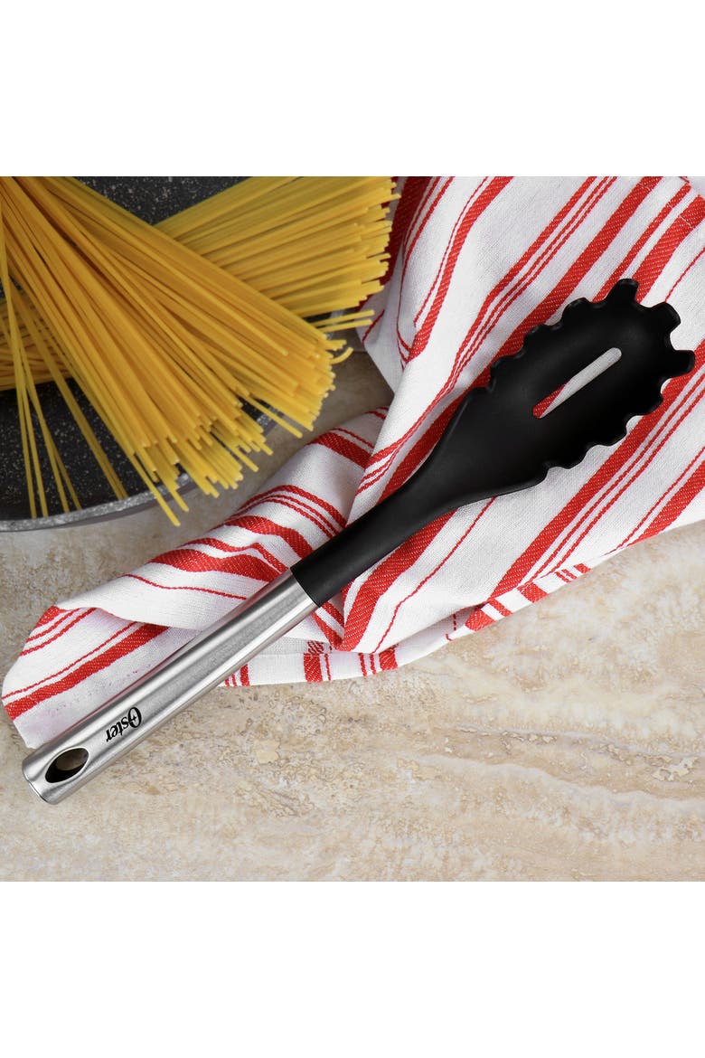 Nylon Pasta Server Kitchen Utensil, Alternate, color, Black