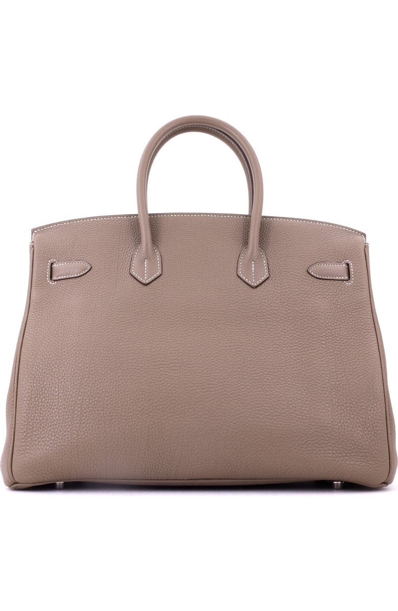 Pre-Owned Hermes Birkin Handbag Grey Togo with Palladium Hardware 35, Alternate, color, Etoupe
