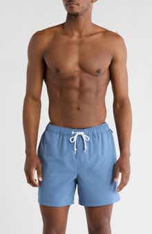 Original Penguin Solid 5-Inch Swim Trunks