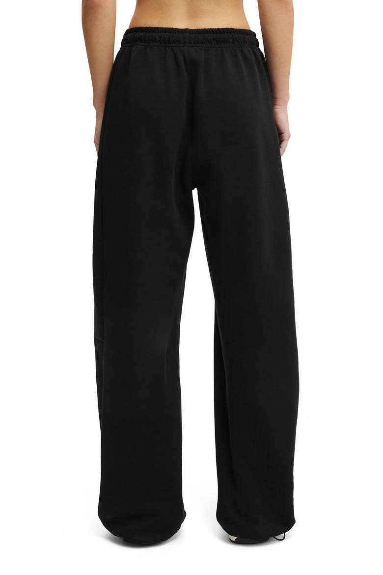 Women's Active Summer Fleece Adjustable Hem Sweatpant, Alternate, color, Black