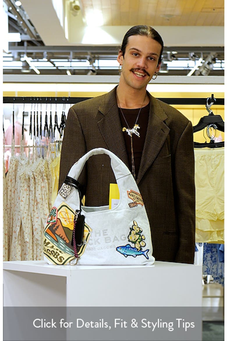 The Camp Patchwork Denim Sack Shoulder Bag video