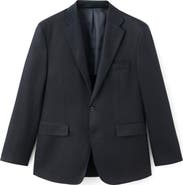 MANGO Amalfi Slim Fit Lyocell & Linen Blend Suit Jacket