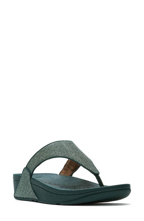 Lulu Shimmerglitz Toe Post Sandal (Women)