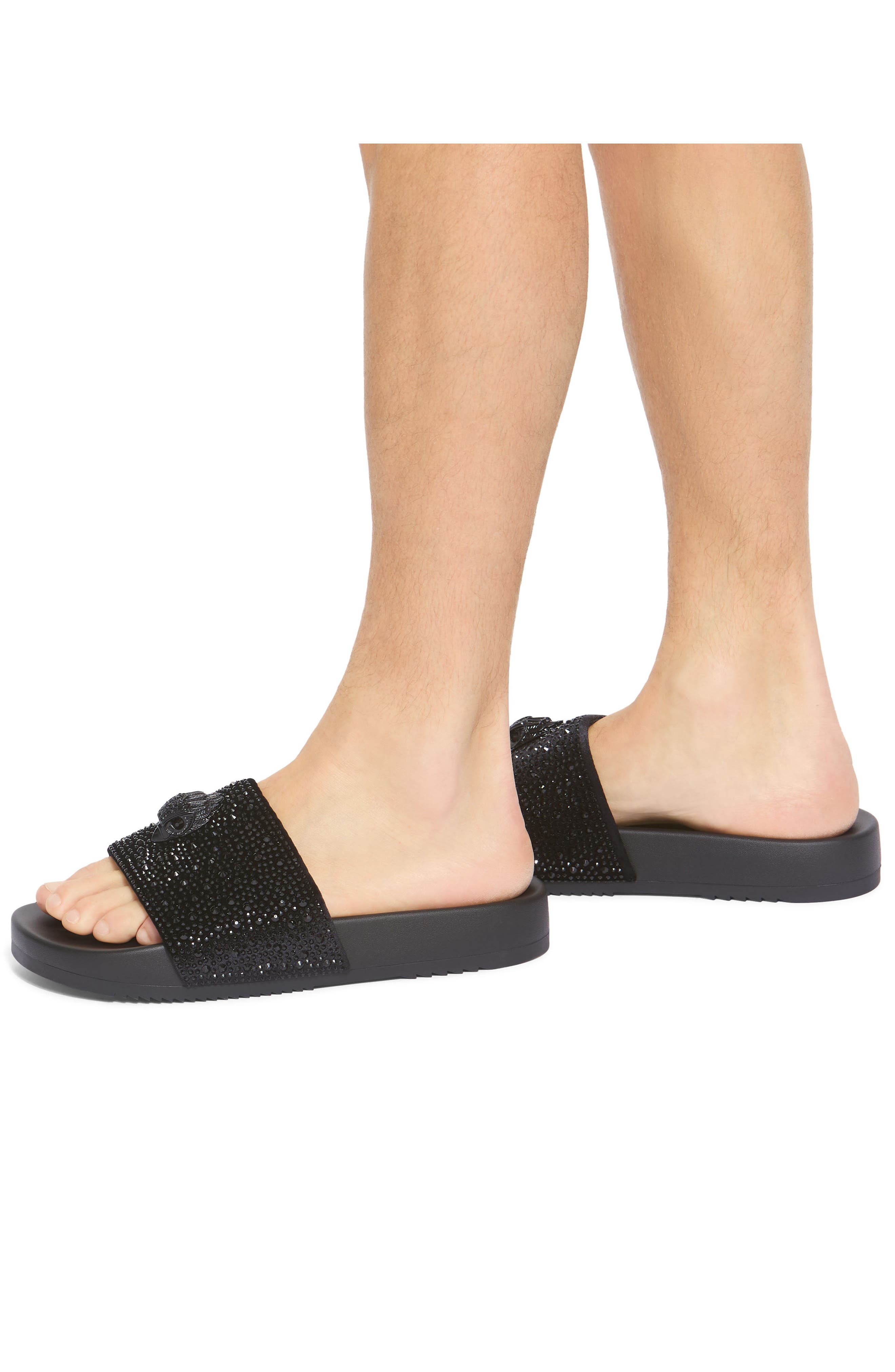 Kurt Geiger London Brockwell Slide Sandal, Alternate, color, Black