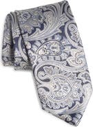 David Donahue Paisley Jacquard Silk Tie