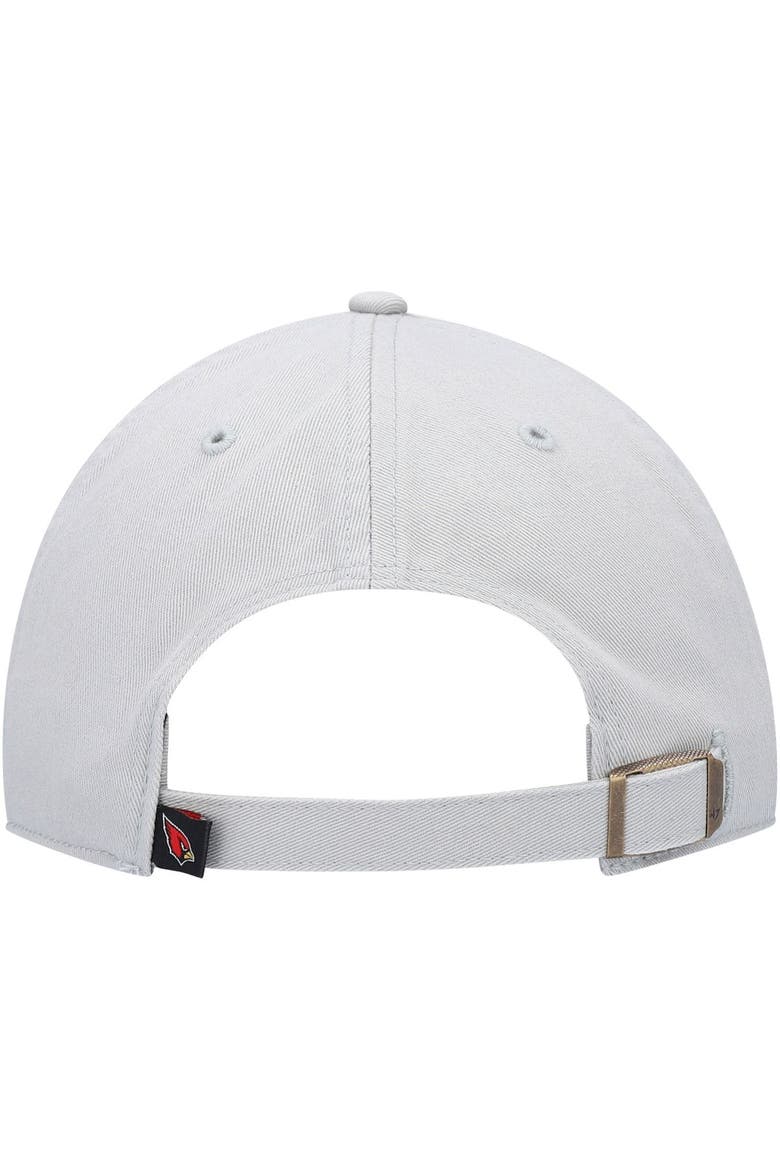 Men's '47 Gray Arizona Cardinals Clean Up Adjustable Hat, Alternate, color, Gray