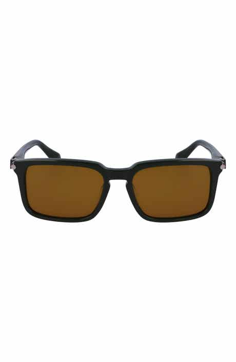FERRAGAMO Gancini Evolution 56mm Rectangular Sunglasses