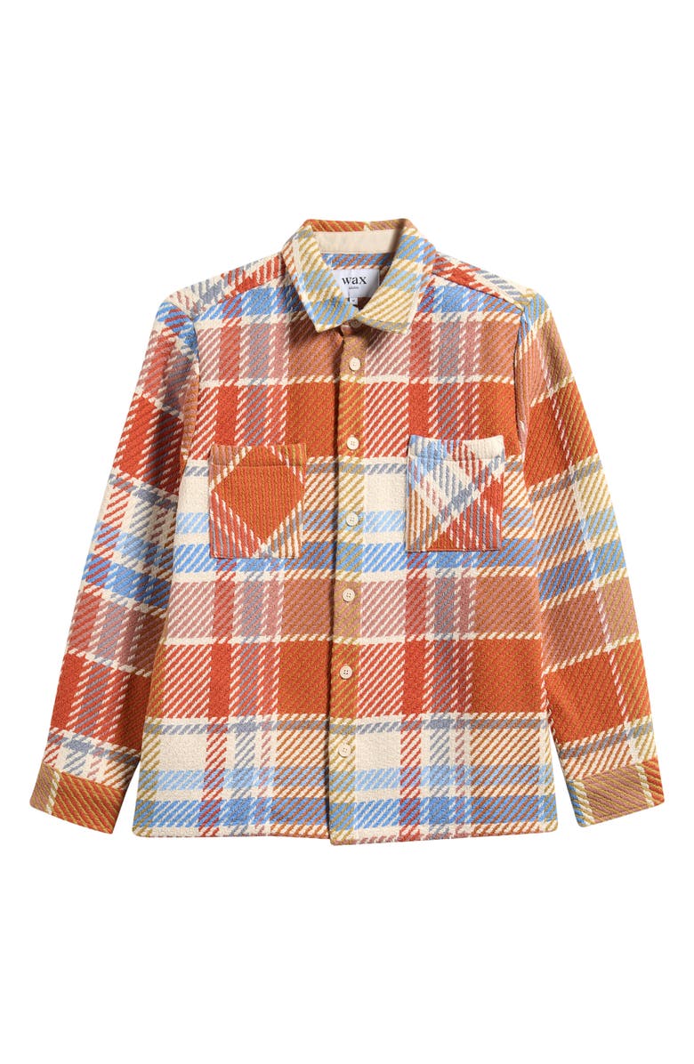 Wax London Whiting Bude Check Overshirt, Alternate, color, Pastel Multi