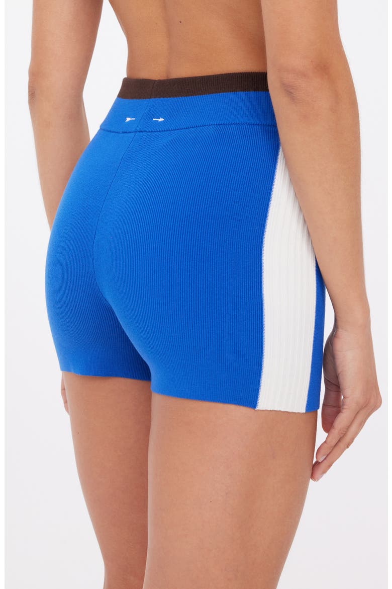 Montage Speechless Shorts, Alternate, color, BLUE