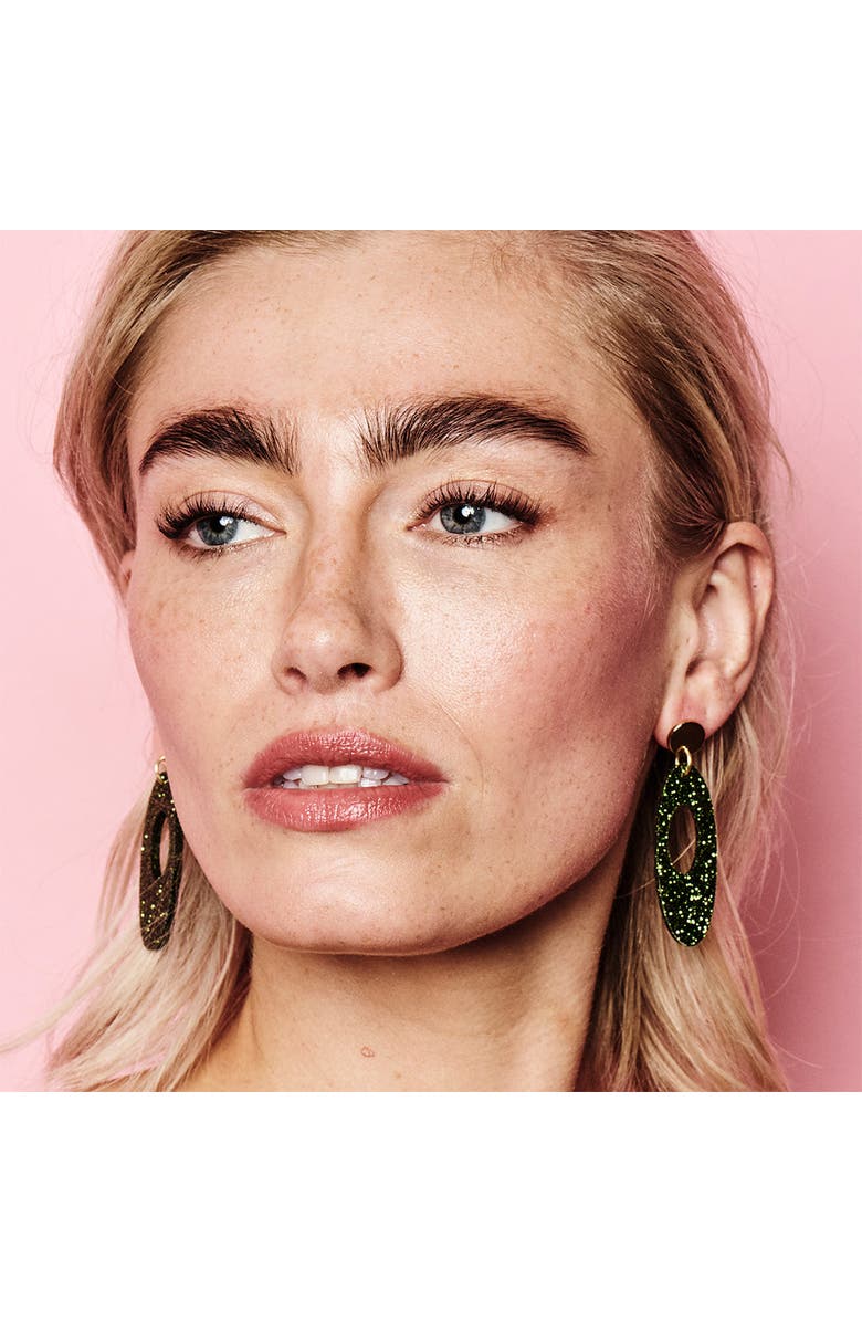 Toolally Hepworth Earrings - Forest Green Glitter, Alternate, color, Forest Green Glitter