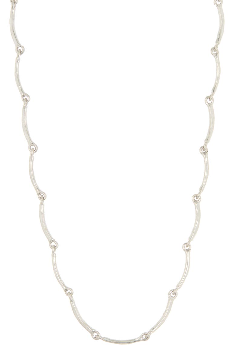 Madewell Scalloped Chain Necklace, Main, color, 