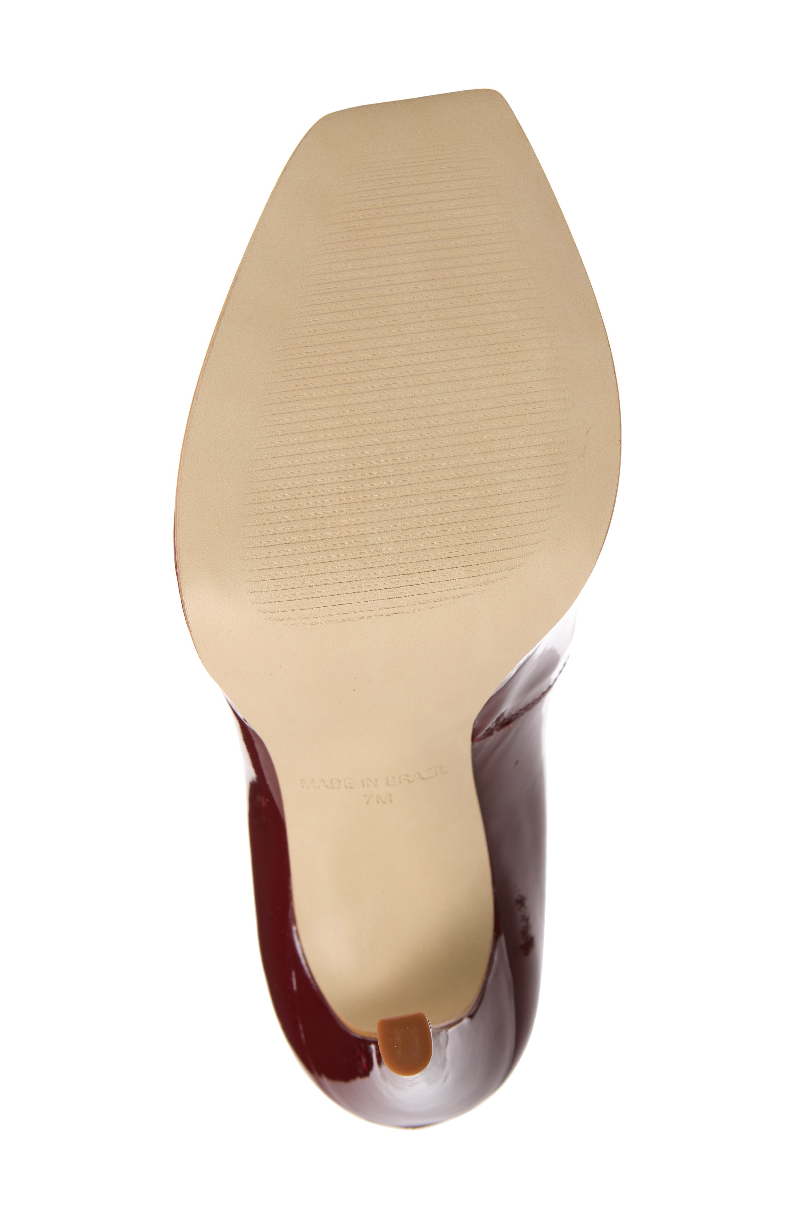 Steve Madden Ives Platform Sandal, Alternate, color, Burgundy Patent