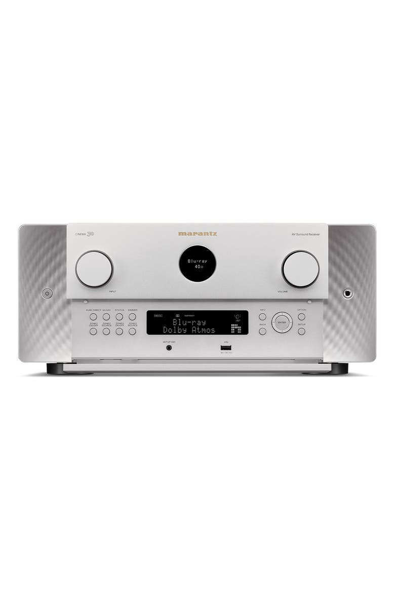Cinema 30 11.4 Channel 8K Home Theater Receiver with Dolby Atmos & IMAX Enhanced Audio, Alternate, color, Silver