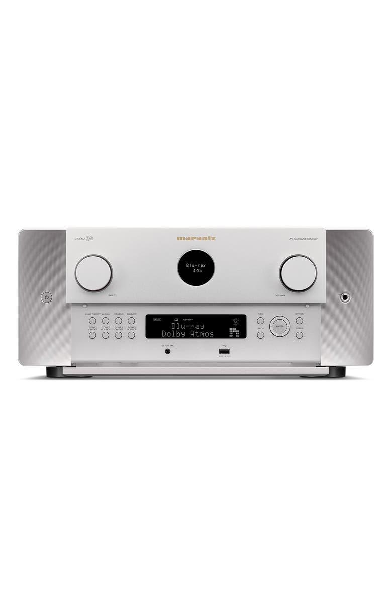 Marantz Cinema 30 11.4 Channel 8K Home Theater Receiver with Dolby Atmos & IMAX Enhanced Audio, Alternate, color, Silver