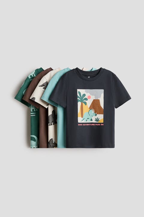 5-pack jersey t-shirts
