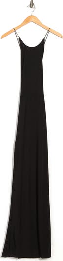Slinky Halter Maxi Dress