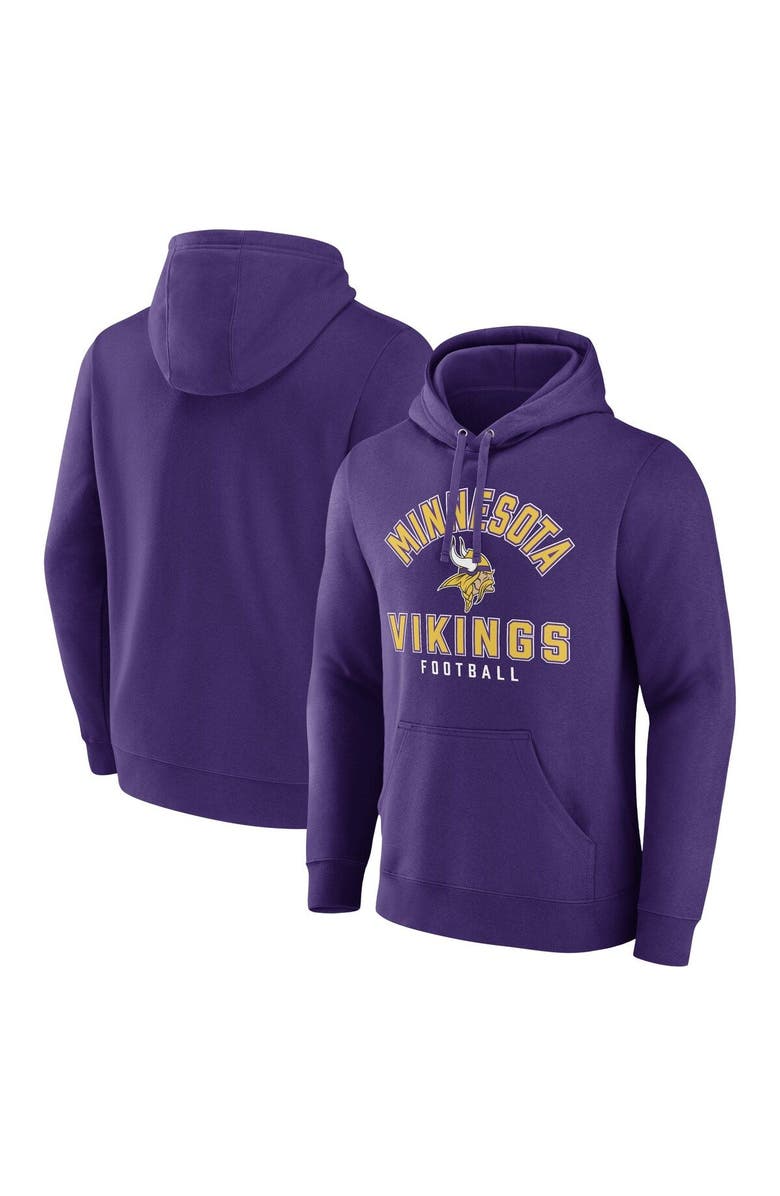 FANATICS Men's Fanatics Branded Purple Minnesota Vikings Between the Pylons Pullover Hoodie, Main, color, Purple
