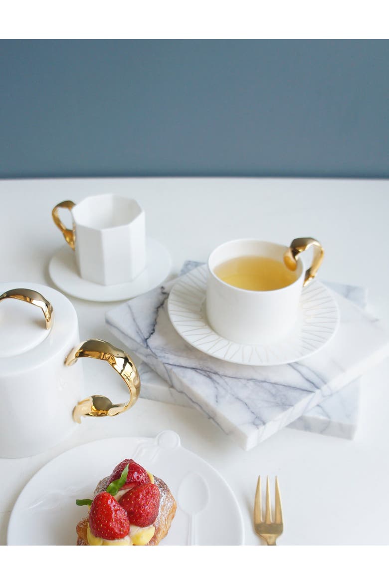 Cutlery Cup and Saucer Fork Handle, Alternate, color, Multi