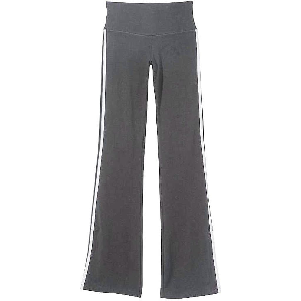 Lezat Ella Organic Cotton High-rise Flare Stripe Leggings In Blue