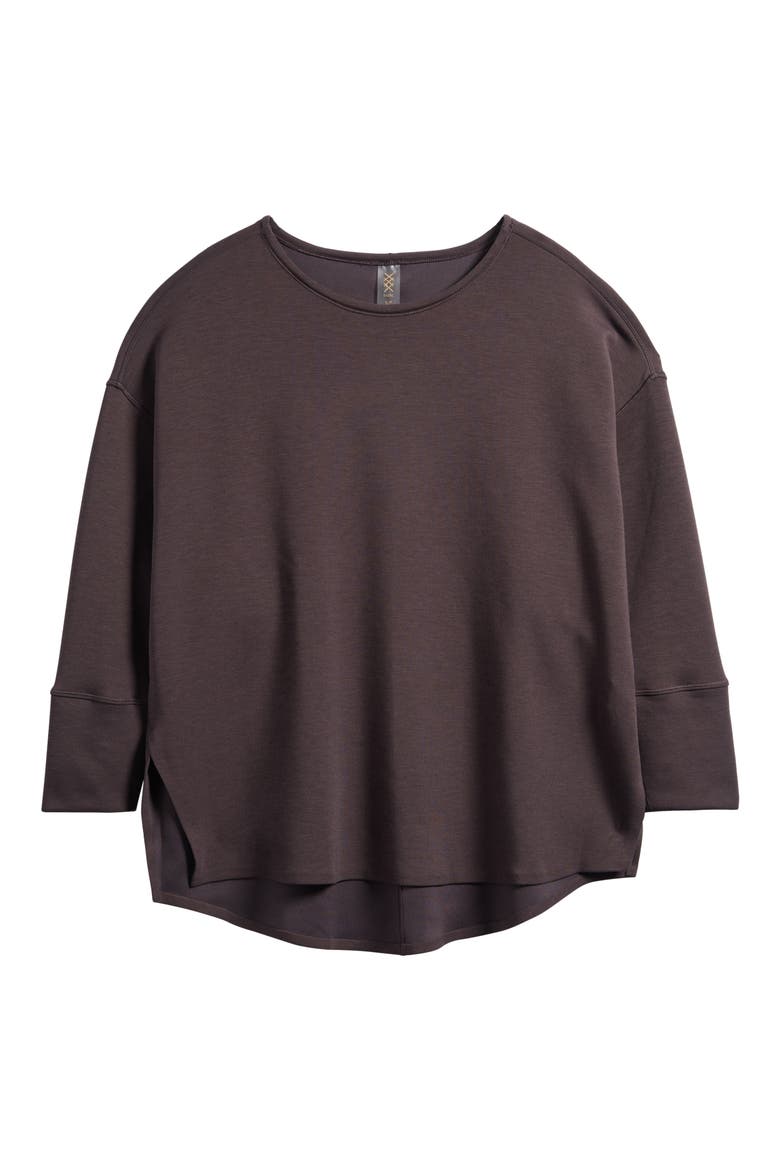 DreamGlow Pullover Sweatshirt, Alternate, color, DARK ESPRESSO