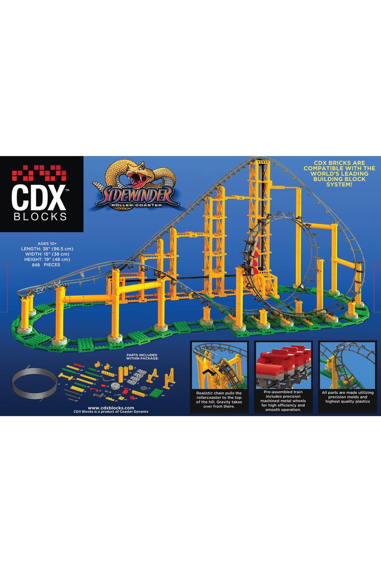 Sidewinder 848 Pieces, Building Brick Set, Alternate, color, Multicolored