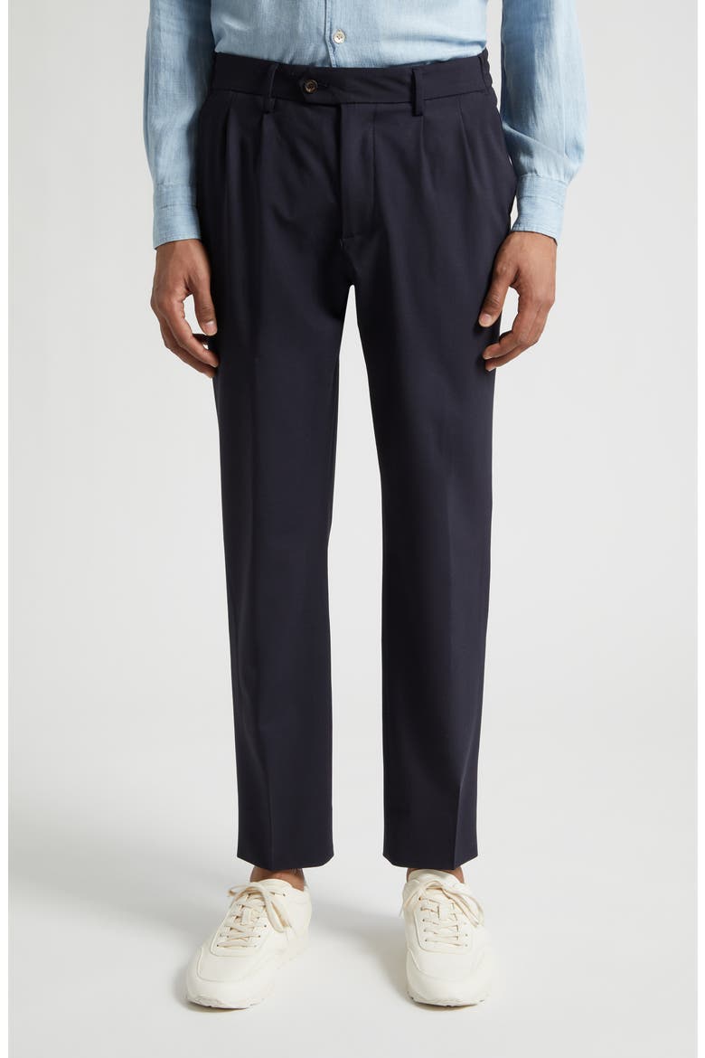 Wool Stretch Gabardine Suit, Alternate, color, 11N NEW BLUE