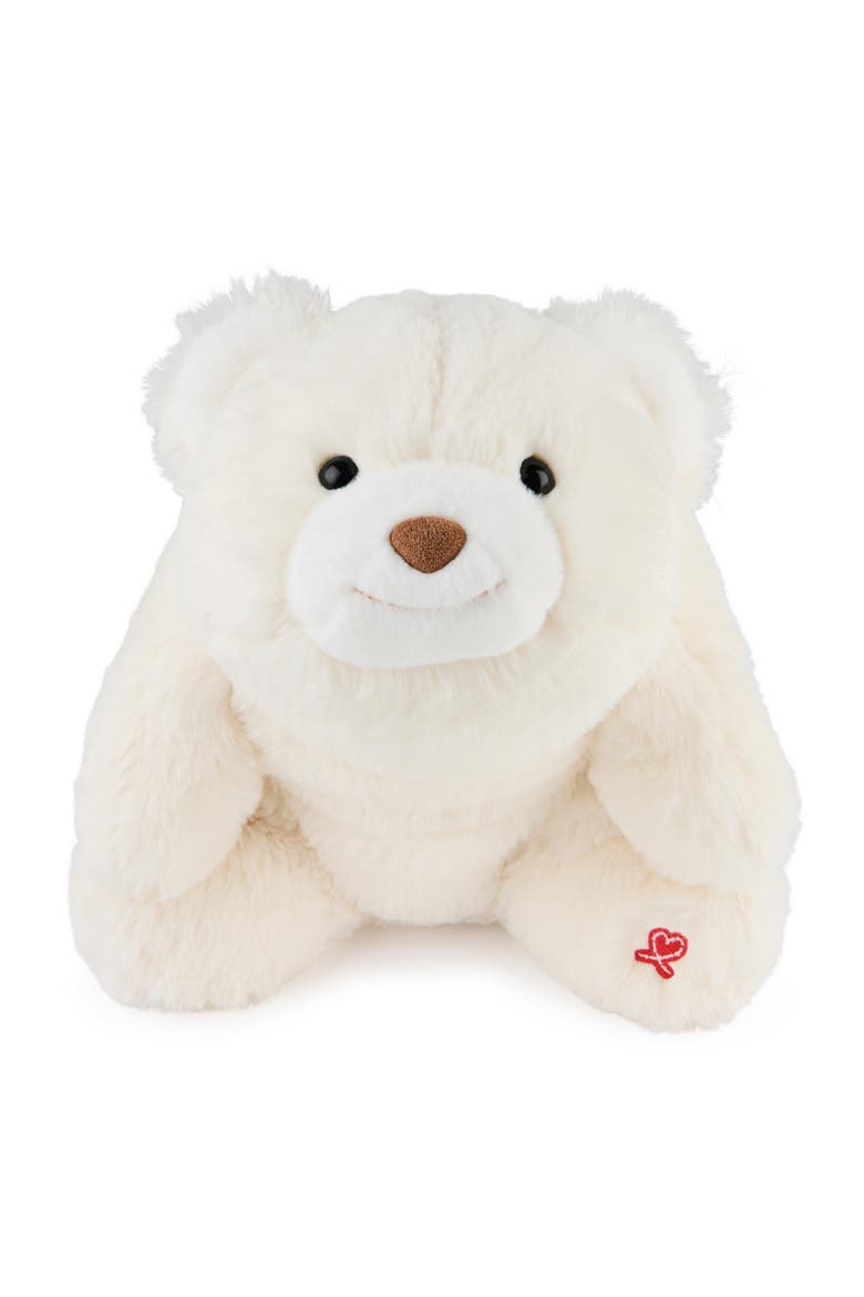 Forever Friends Snuffles Bear Stuffed Animal, Main, color, WHITE