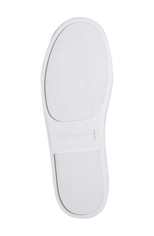 Karl Lagerfeld Paris Cate Rococo Sneaker In White