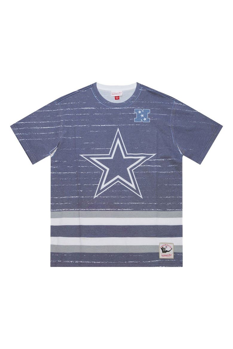 Men's Mitchell & Ness Navy Dallas Cowboys Jumbotron 3.0 T-Shirt, Alternate, color, Navy