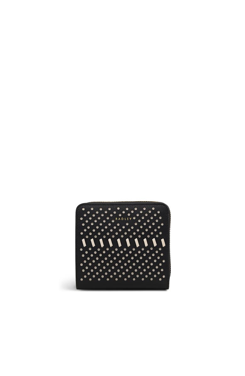 Radley The Roxburgh - Perforated Medium Zip Around Wallet, Main, color, Black