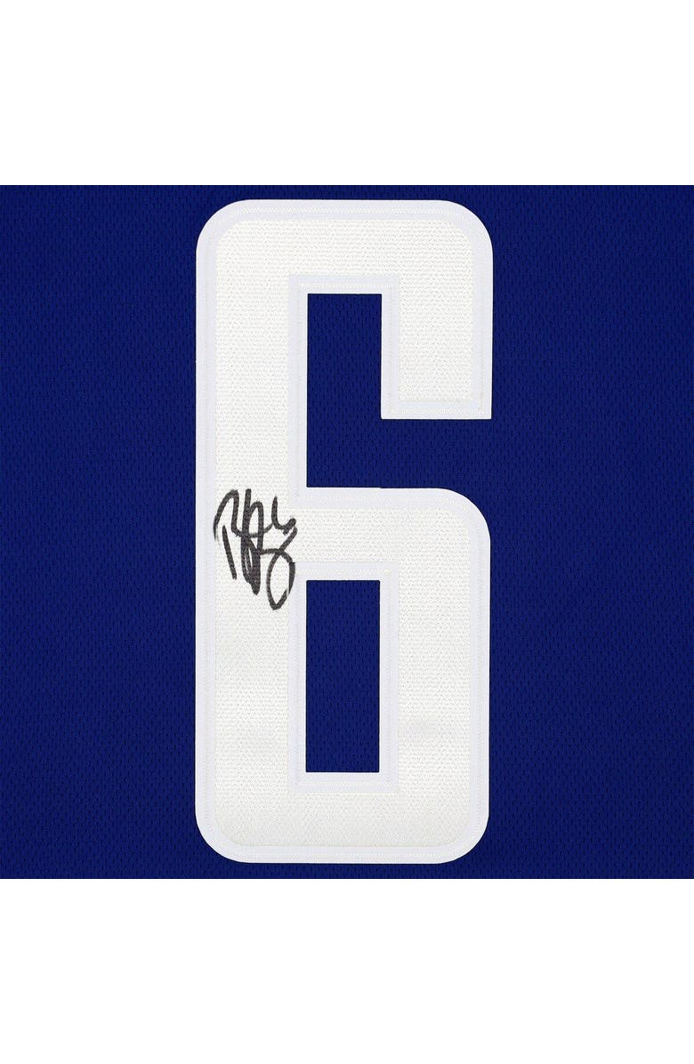 FANATICS AUTHENTIC Brock Boeser Vancouver Canucks Autographed Blue Fanatics Breakaway Jersey, Alternate, color, 