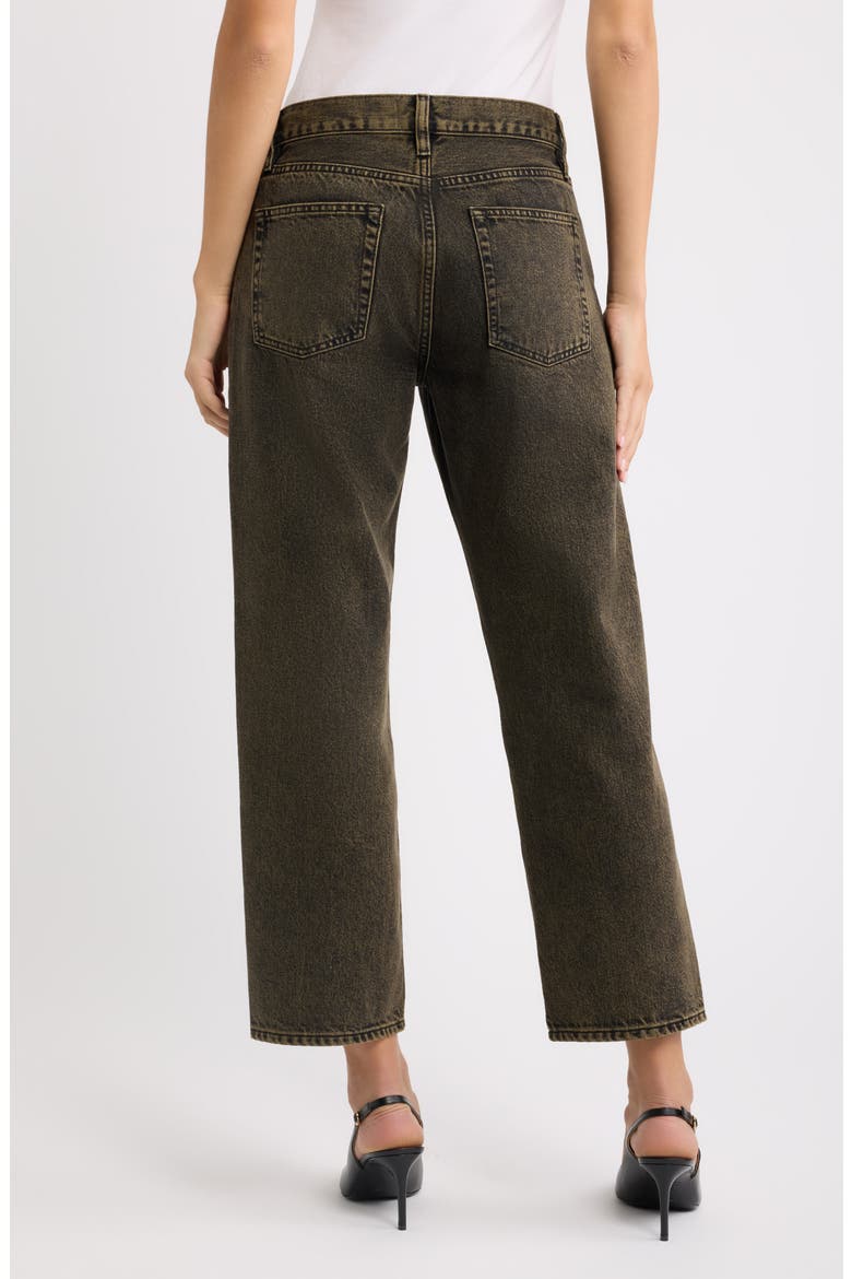 The Hang High Waist Straight Leg Jeans, Alternate, color, DUNE OXIDE