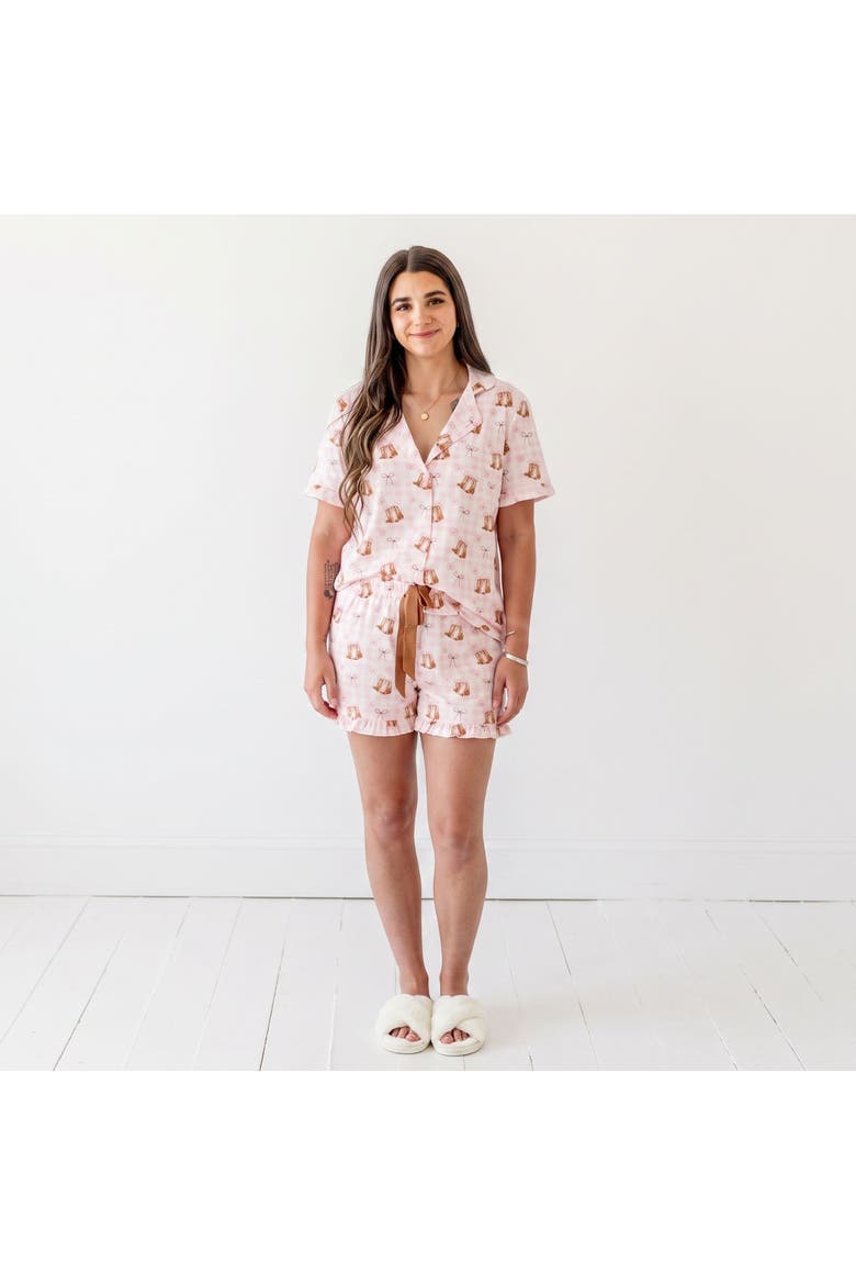 Cowgirl Western Women's Lounge Set, Alternate, color, Soft Pink
