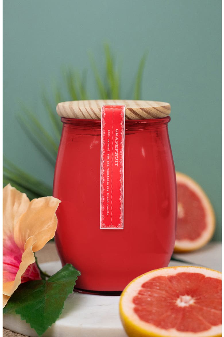 Barrel Candle, Alternate, color, GRAPEFRUIT
