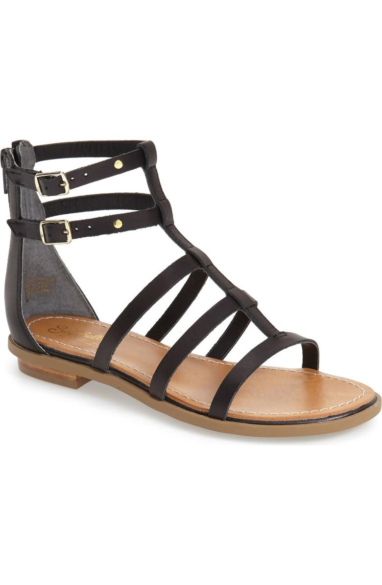 Seychelles 'Peachy' Gladiator Flat Sandal, Main, color,